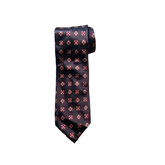 ERMENEGILDO ZEGNA Mens Silk Neck Tie - Picture 1 of 7